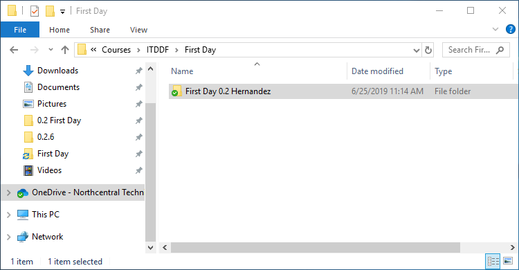 0.2 First Day 1 Snip RenameFolder